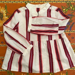 Demi bell sleeves (fitted at elbow) peplum 🛍